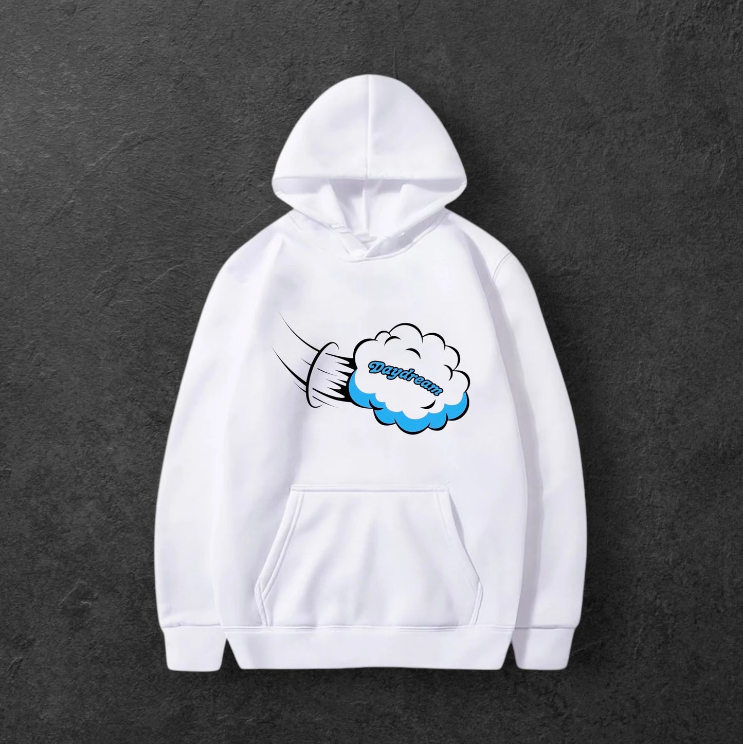 White daydream hoodie product image